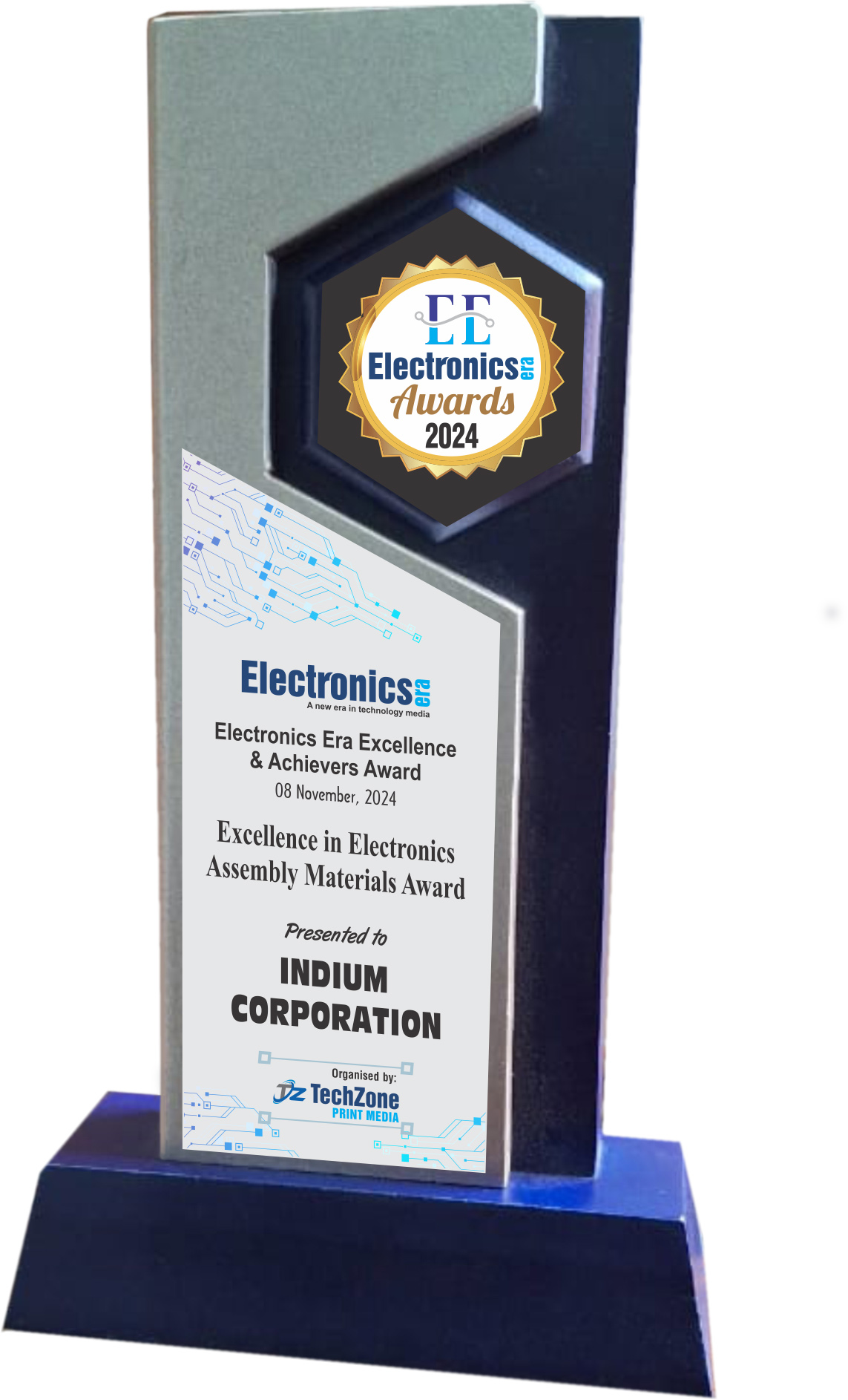 Indium Corporation Honored by Electronics Era with Excellence in Electronics Assembly Materials Award news photo